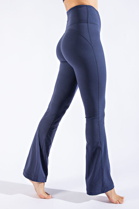 Rae Mode Navy Flared Yoga Pants – Bee Elle Boutique