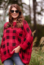 Load image into Gallery viewer, Apple Orchard Plaid Lightweight Sweater