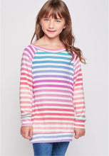 Load image into Gallery viewer, The Renee Rainbow Stripe Tunic