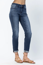 Load image into Gallery viewer, Judy Blue - The “Annie Cuffed Boyfriend Slim Fit&quot; Jeans