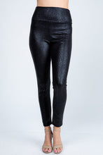 Load image into Gallery viewer, Black Sparkle High Waist Leggings