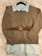 Load image into Gallery viewer, Hemish-Beary Brown Knitted Long-Sleeve