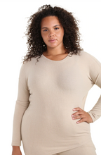 Load image into Gallery viewer, Asymmetrical Fuzzy Long Sleeve Leisure Top