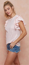 Load image into Gallery viewer, The Reba Ruffle Sleeve Top