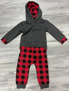 The Cuddly Buffalo Two-Piece Hoodie Set