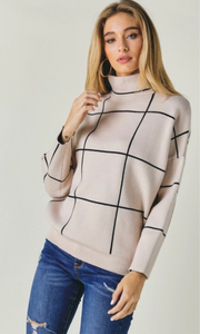 Maria Mock Neck Sweater