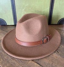 Load image into Gallery viewer, The Belted Fedora Hat