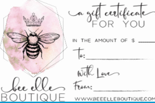 Bee Elle Boutique Gift Card