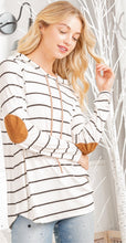 Load image into Gallery viewer, The Sophia Stripe Long-Sleeve Hoodie
