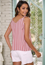 Load image into Gallery viewer, Pretty in Pink Striped Tank