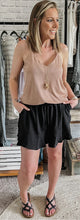 Load image into Gallery viewer, The Dawn V-Neck Knit Tank in Taupe