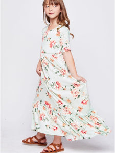 The Fiona Floral Tiered Maxi Dress