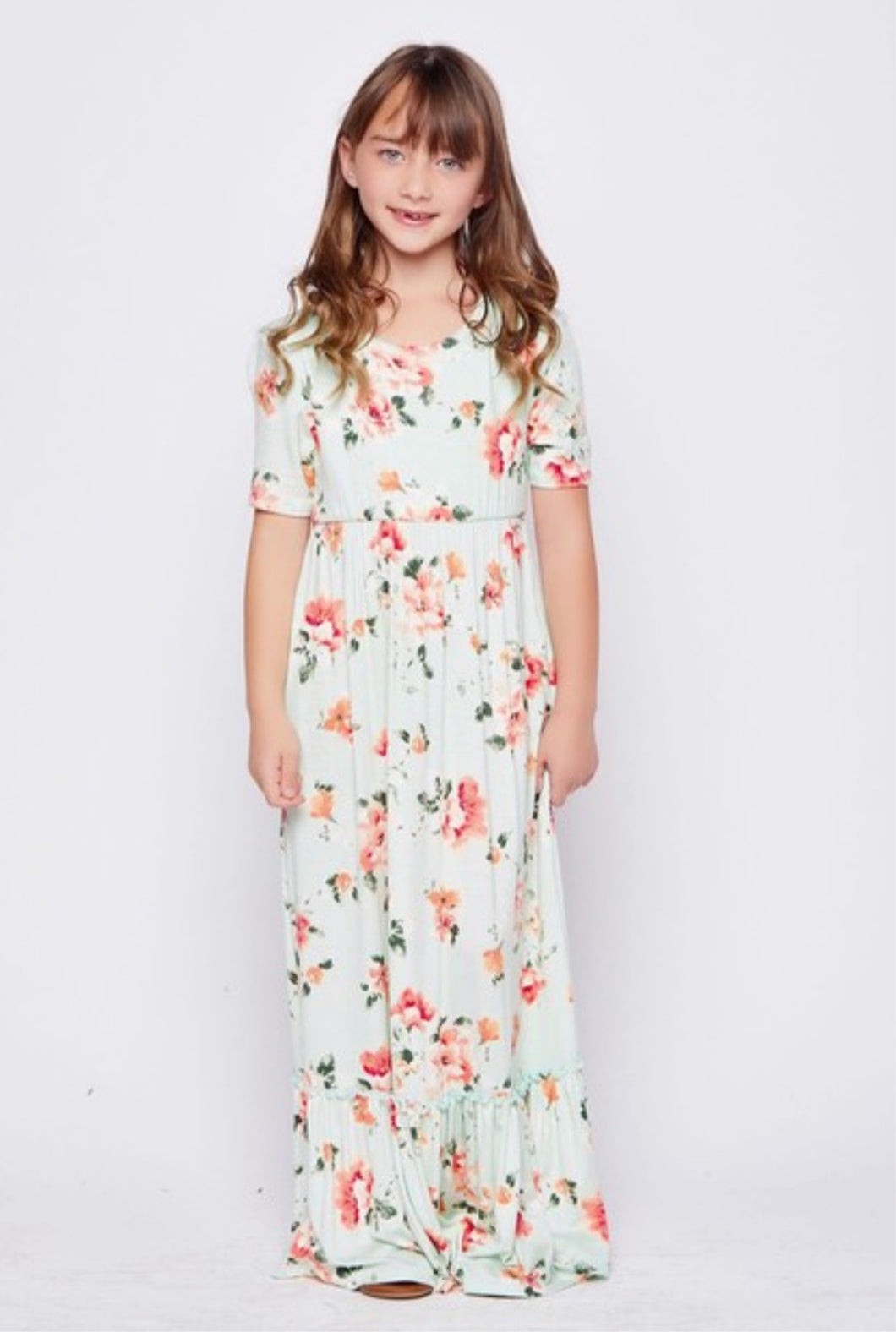 The Fiona Floral Tiered Maxi Dress