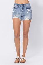 Load image into Gallery viewer, Judy Blue Hi-Rise Destroyed Denim Shorts