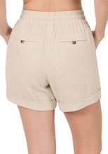 Load image into Gallery viewer, The Leah Linen Drawstring-Waist Shorts with Pockets